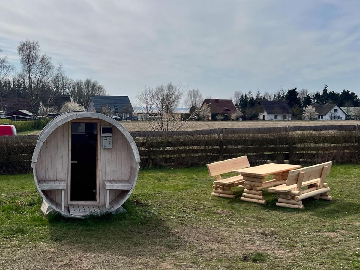 Ferienhaeuser Insel Usedom Haus Samara 8 - Blick Aufs Achterwasser! Whirlpool Und Sauna Lutow Eksteriør billede