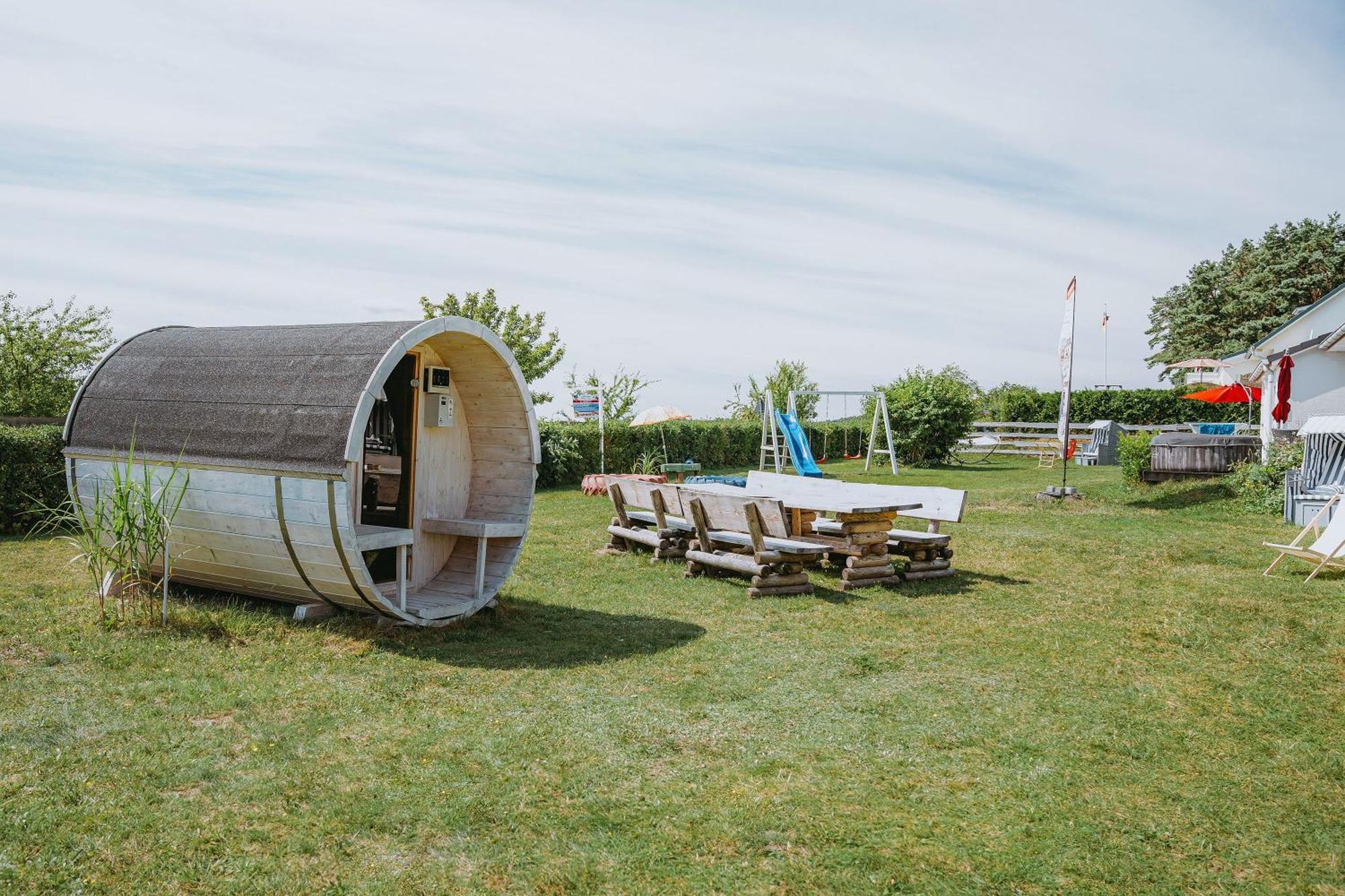 Ferienhaeuser Insel Usedom Haus Samara 8 - Blick Aufs Achterwasser! Whirlpool Und Sauna Lutow Eksteriør billede